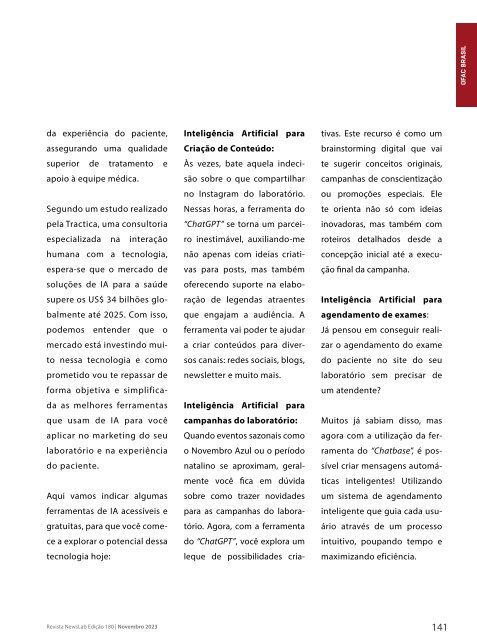 Revista Newslab edição 180