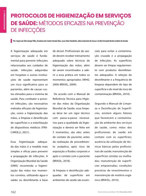 Revista Newslab edição 180