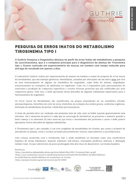 Revista Newslab edição 180