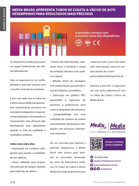 Revista Newslab edição 180