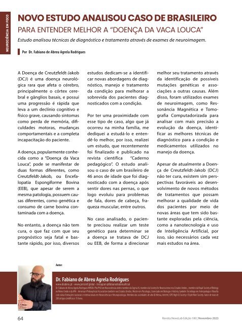 Revista Newslab edição 180