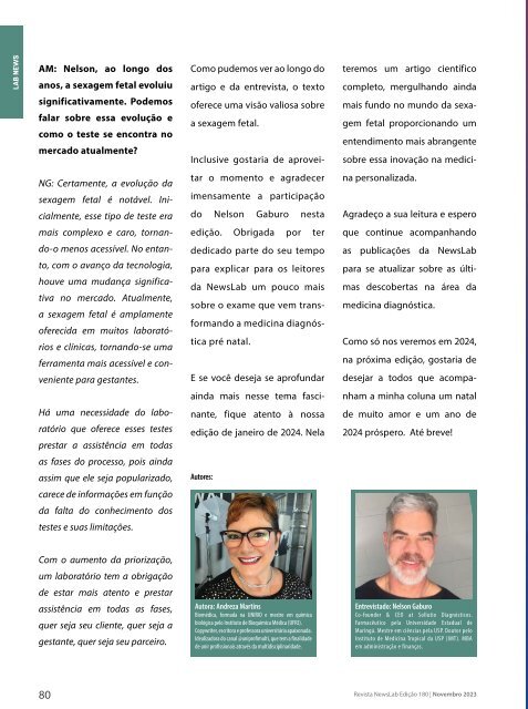 Revista Newslab edição 180