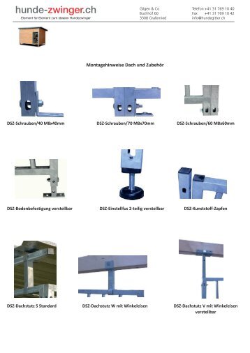 Montagemöglichkeiten_Hundezwinger