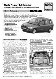 Mazda Premacy 1.9 Exclusive - ADAC