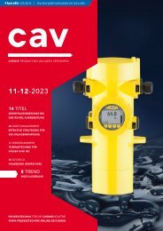 cav – Prozesstechnik für die Chemieindustrie 11-12.2023