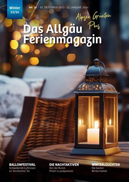 Das Allgäu Ferienmagazin - Alpsee Grünten Plus "Ausgabe 35"