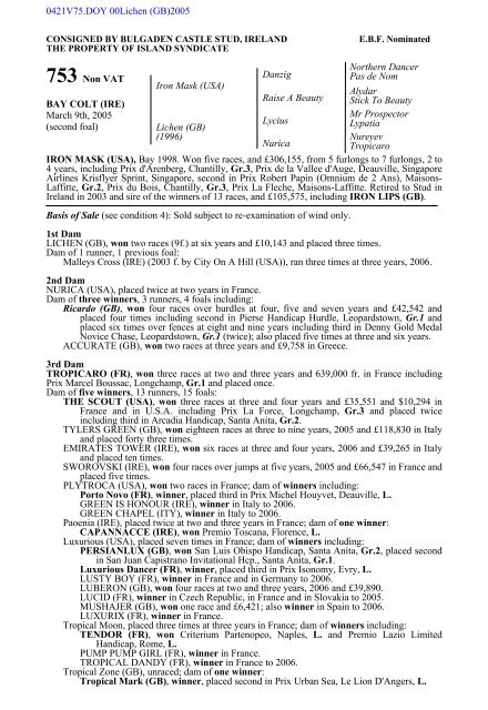 Download PDF - Doncaster Bloodstock Sales