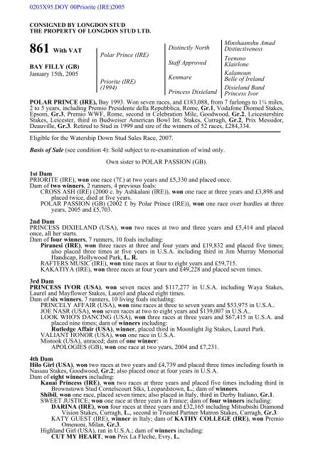 Download PDF - Doncaster Bloodstock Sales