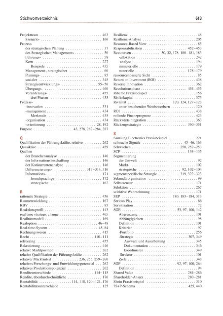 Lombriser/Abplanalp: Strategisches Management