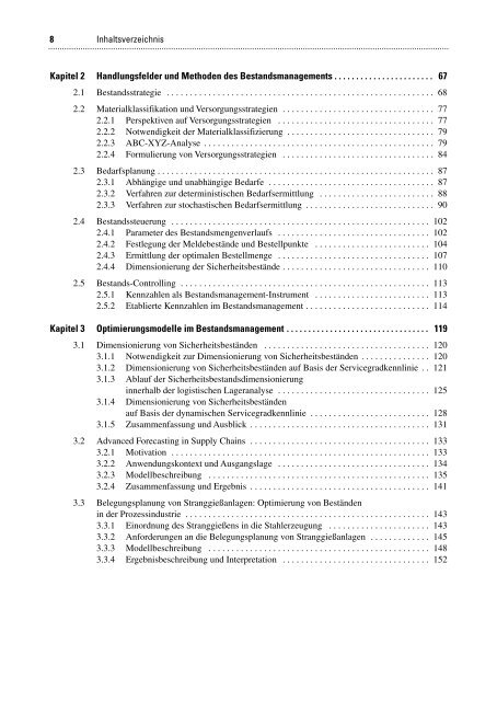 Stölzle/Hofmann/Selensky/Germann: Management von Beständen in Supply Chains