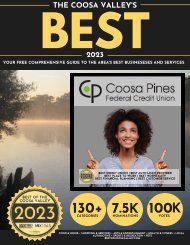 2023 Best of Coosa Valley Magazine