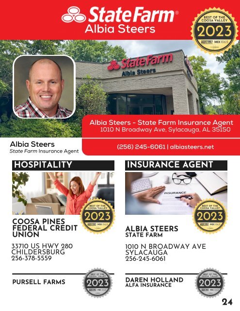 2023 Best of Coosa Valley Magazine