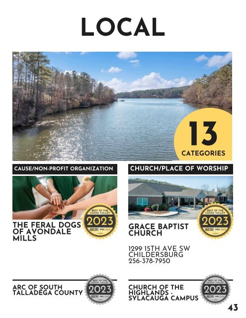 2023 Best of Coosa Valley Magazine