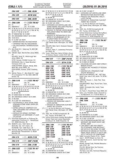 Bulletin 2010/35 - European Patent Office