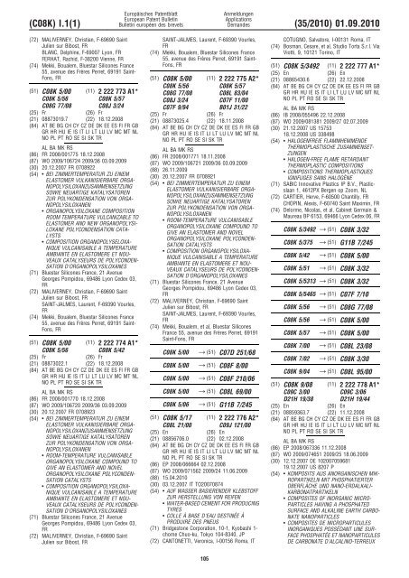 Bulletin 2010/35 - European Patent Office