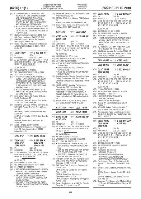 Bulletin 2010/35 - European Patent Office