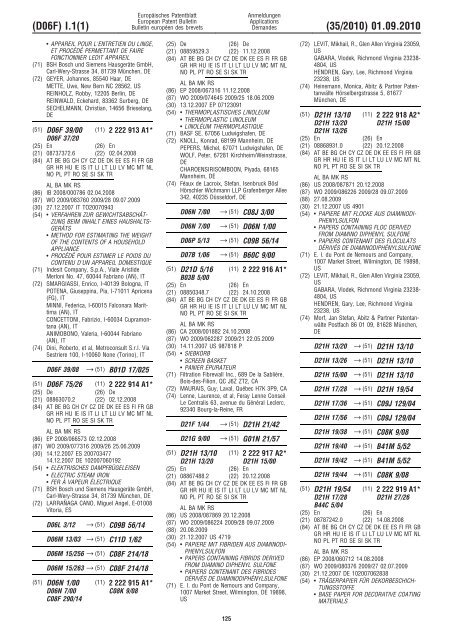 Bulletin 2010/35 - European Patent Office