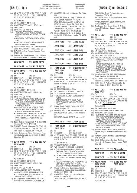 Bulletin 2010/35 - European Patent Office