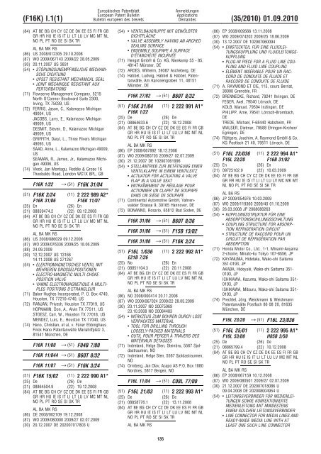 Bulletin 2010/35 - European Patent Office