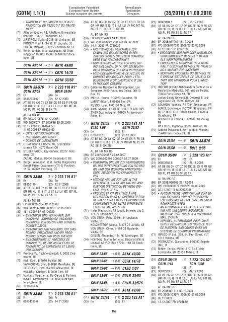 Bulletin 2010/35 - European Patent Office