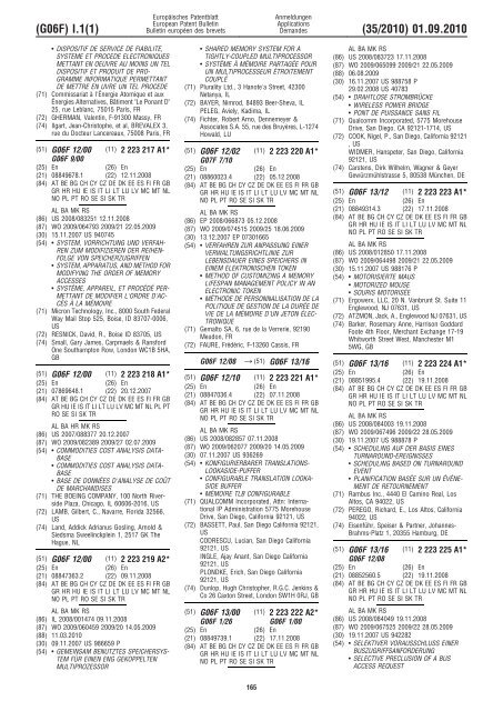 Bulletin 2010/35 - European Patent Office