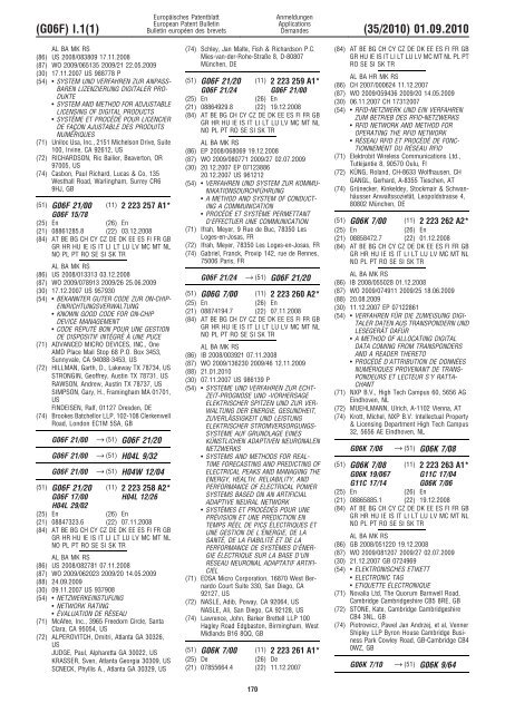 Bulletin 2010/35 - European Patent Office