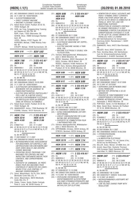 Bulletin 2010/35 - European Patent Office