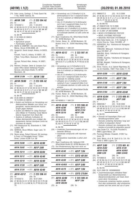 Bulletin 2010/35 - European Patent Office