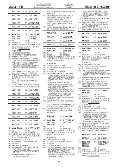 Bulletin 2010/35 - European Patent Office