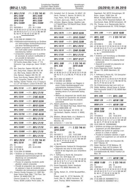 Bulletin 2010/35 - European Patent Office