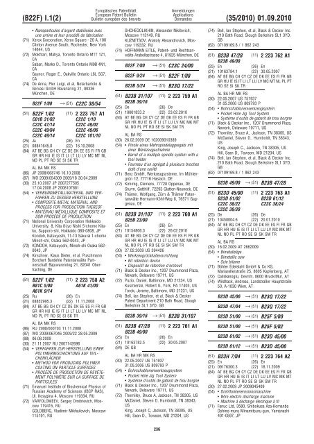 Bulletin 2010/35 - European Patent Office