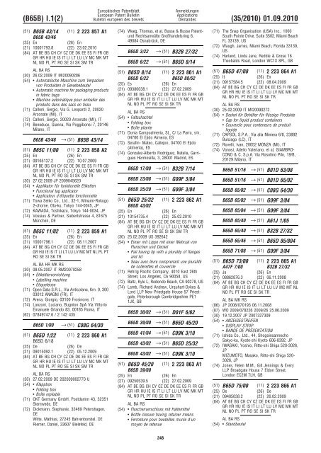 Bulletin 2010/35 - European Patent Office