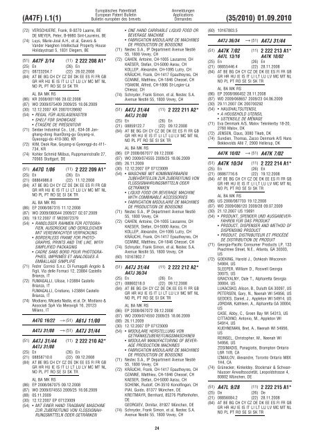 Bulletin 2010/35 - European Patent Office