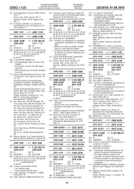 Bulletin 2010/35 - European Patent Office