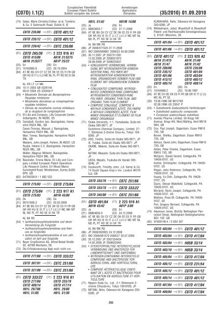 Bulletin 2010/35 - European Patent Office