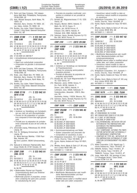 Bulletin 2010/35 - European Patent Office