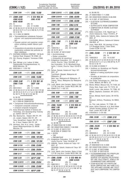 Bulletin 2010/35 - European Patent Office