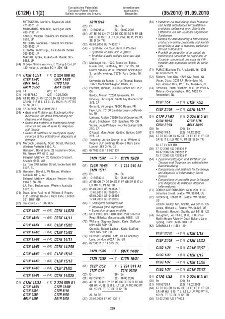 Bulletin 2010/35 - European Patent Office