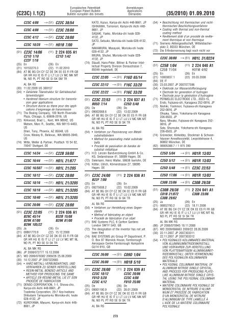 Bulletin 2010/35 - European Patent Office