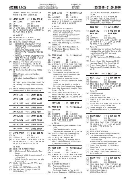 Bulletin 2010/35 - European Patent Office