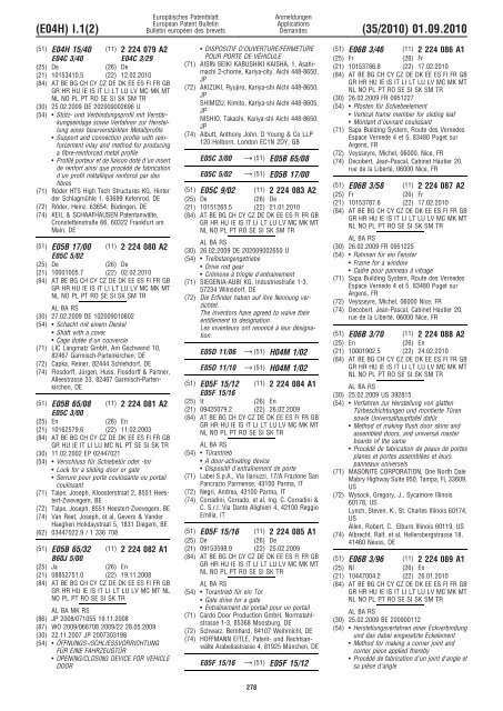 Bulletin 2010/35 - European Patent Office