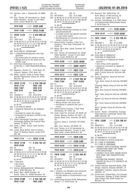 Bulletin 2010/35 - European Patent Office