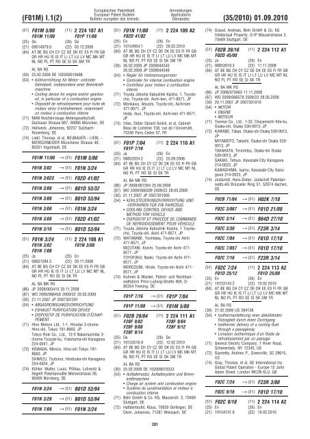 Bulletin 2010/35 - European Patent Office