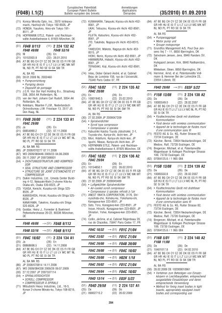 Bulletin 2010/35 - European Patent Office