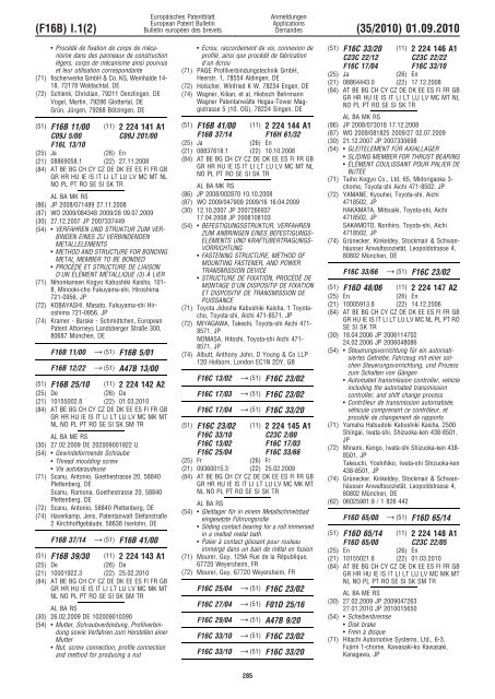 Bulletin 2010/35 - European Patent Office