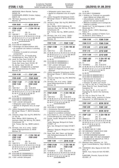 Bulletin 2010/35 - European Patent Office