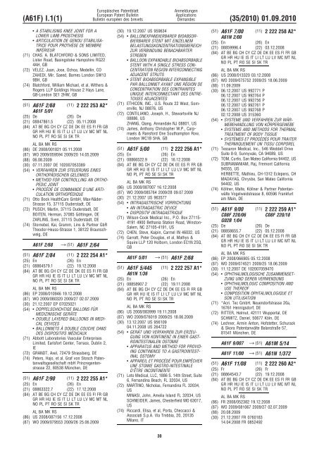 Bulletin 2010/35 - European Patent Office