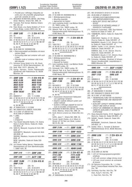 Bulletin 2010/35 - European Patent Office