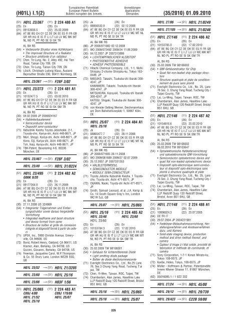 Bulletin 2010/35 - European Patent Office