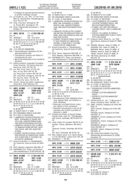 Bulletin 2010/35 - European Patent Office